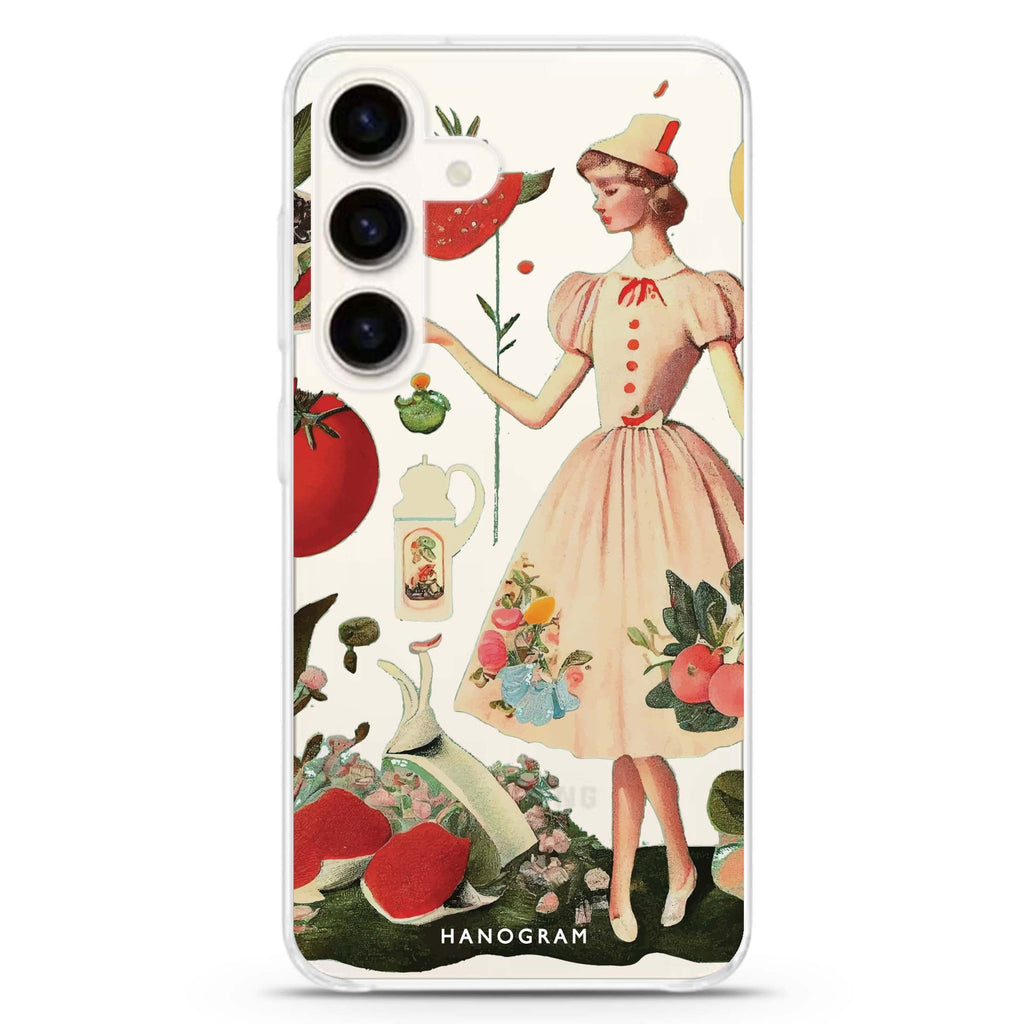 Noble girl Samsung Galaxy S26/S25/S24 水晶透明保護殼正面展示