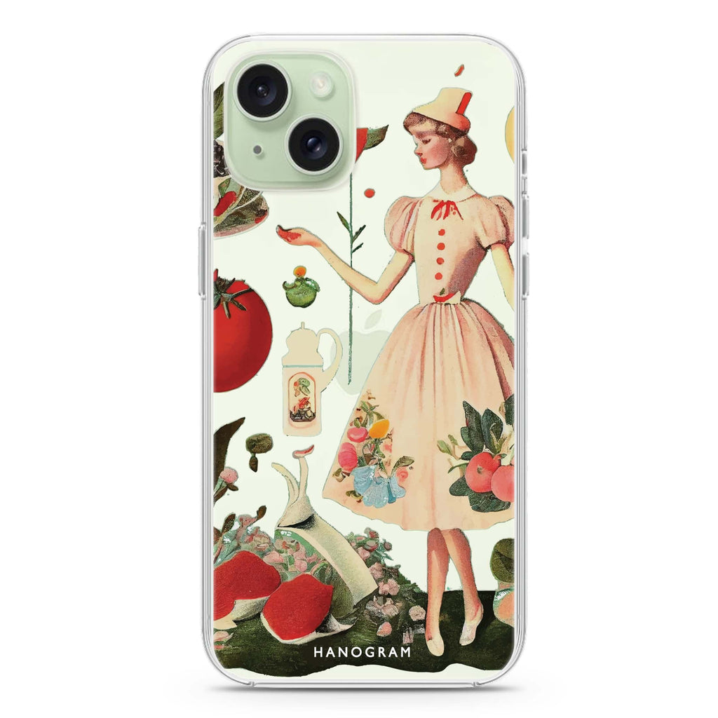 Noble girl iPhone 15 plus 水晶透明保護殼