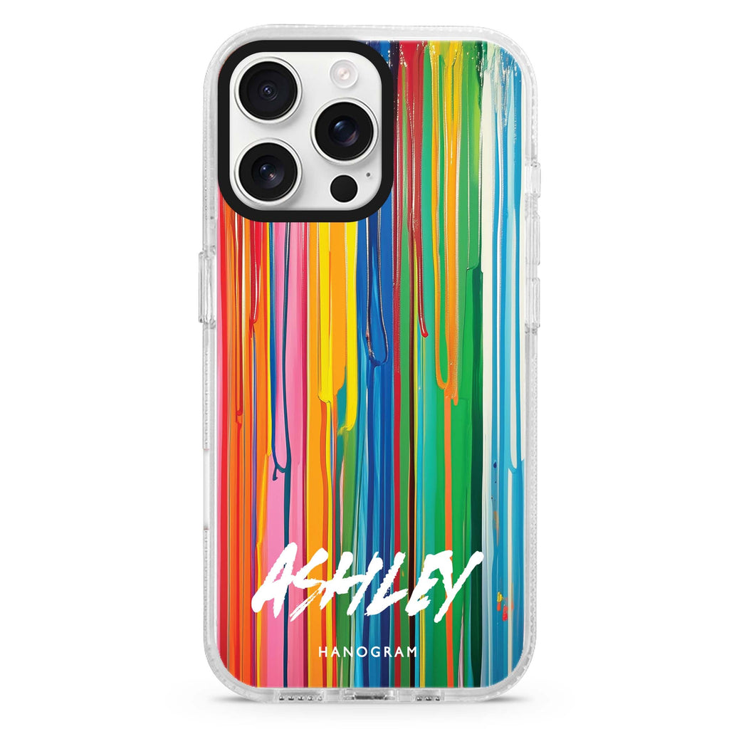 Vivid Stripes Magsafe 兼容水晶透明保護殼