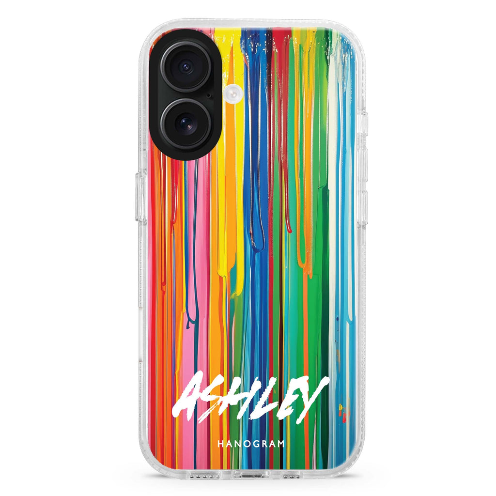 Vivid Stripes Magsafe 兼容水晶透明保護殼