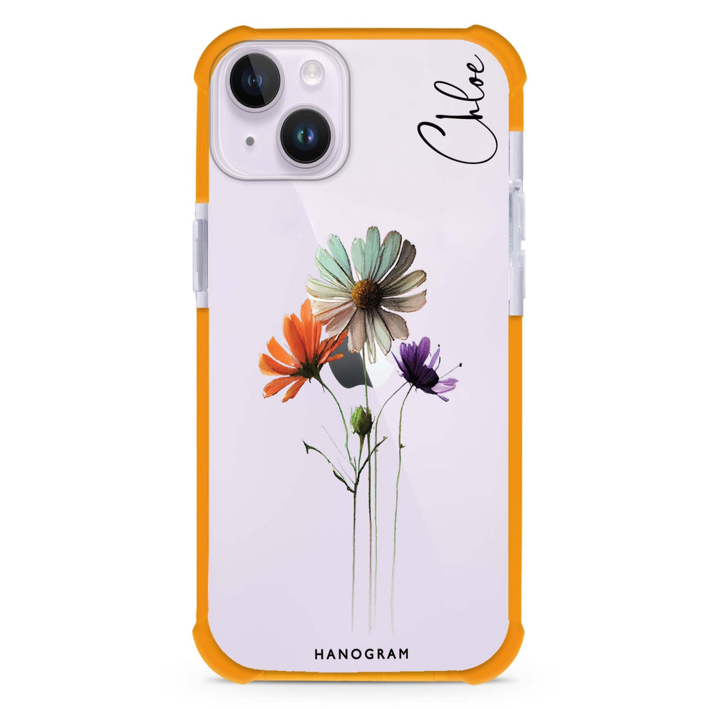 A watercolour floral 超強防摔保護殼