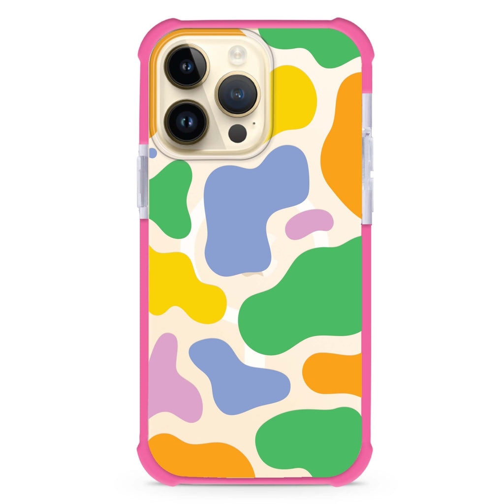 Abstract Doodles iPhone Magsafe 兼容超強防摔保護殼