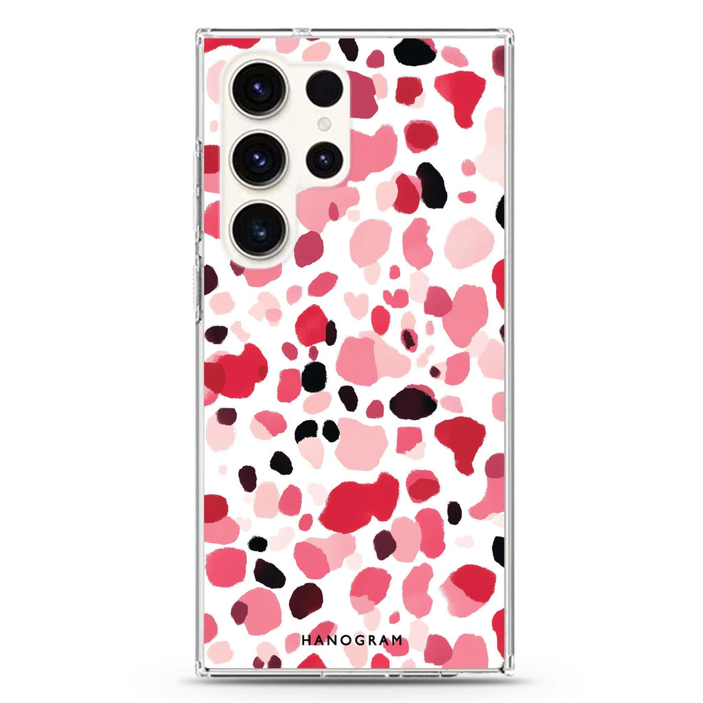 Leopard Luxe Samsung Galaxy Ultra 透明保護殼，適用 S26/S25/S24/S23 Ultra，圖1
