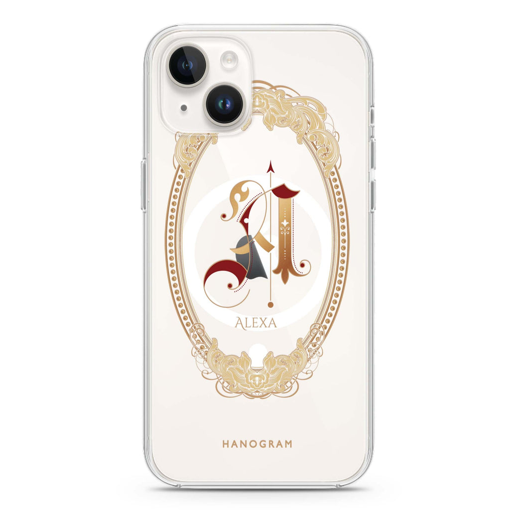 Gothic Ornamental iPhone 15 Magsafe 兼容水晶透明保護殼