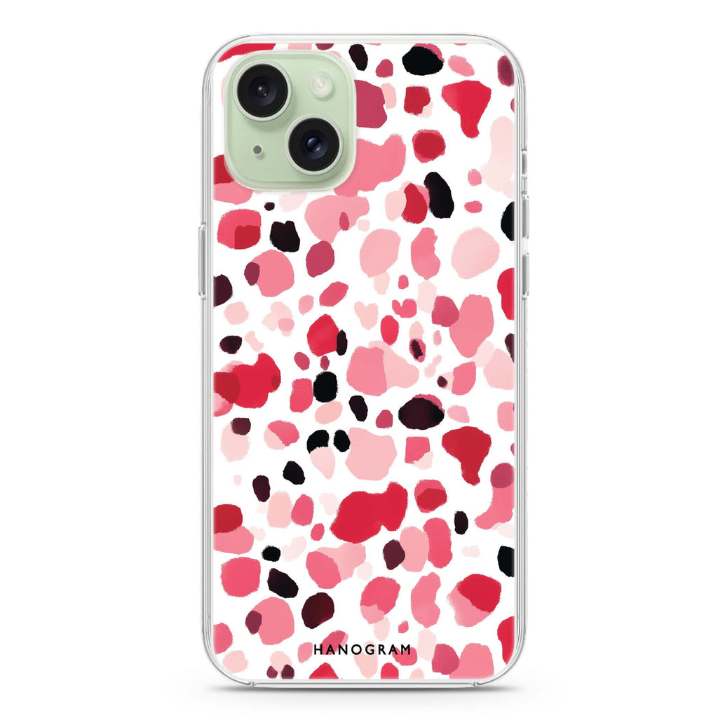 Leopard Luxe iPhone 15 Plus Magsafe 兼容水晶透明保護殼