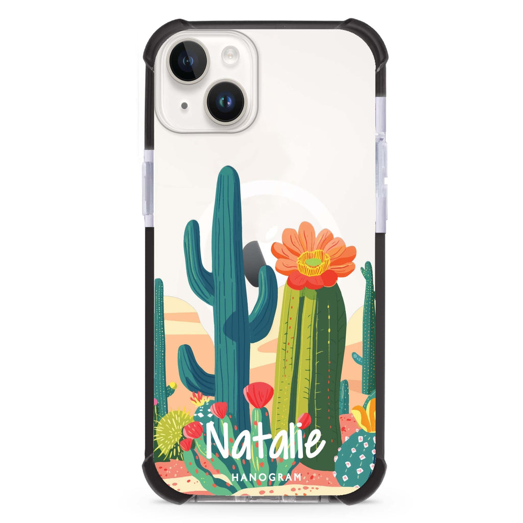 Desert Oasis iPhone 15 Plus Magsafe 兼容超強防摔保護殼