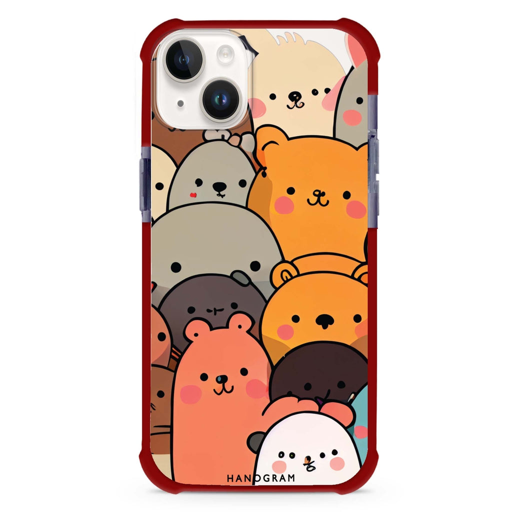 Cute animals iPhone 15 Plus Magsafe 兼容超強防摔保護殼
