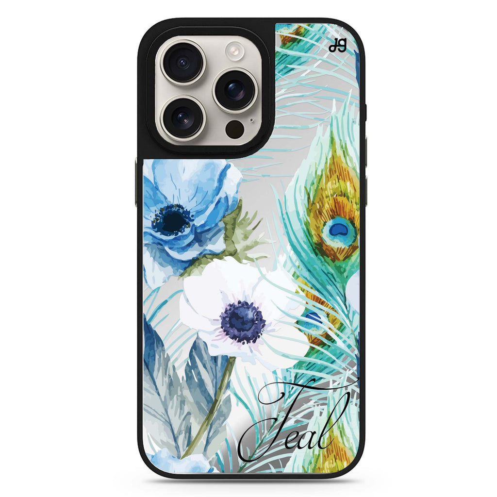 Pretty Watercolor Flowers 鏡面手機殼