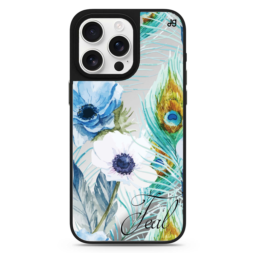 Pretty Watercolor Flowers 鏡面手機殼