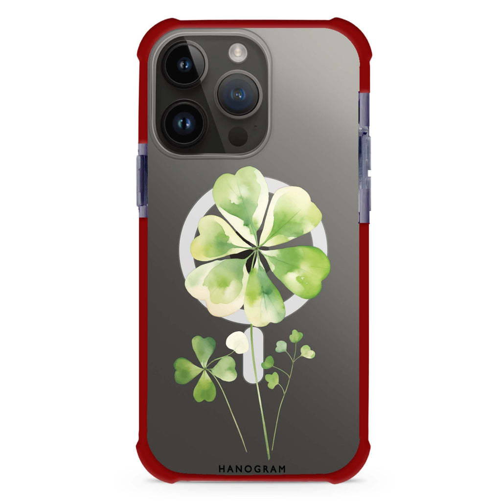 Clover's Heart iPhone Magsafe 兼容超強防摔保護殼