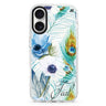 Pretty Watercolor Flowers Magsafe 兼容水晶透明保護殼