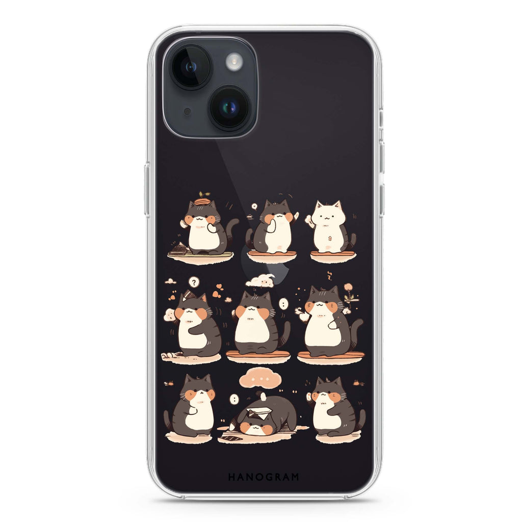 Zen Meowster iPhone 14 水晶透明保護殼