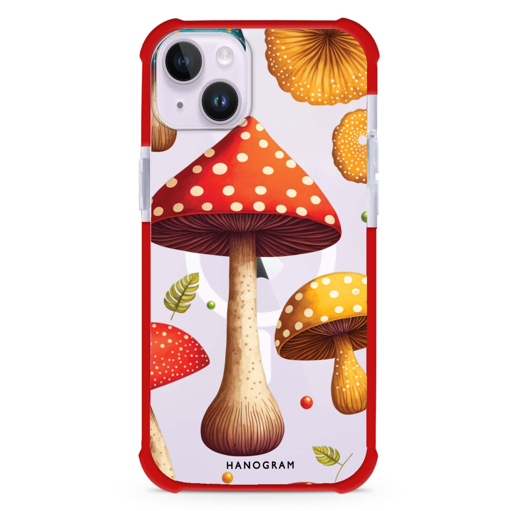 Mushroom time iPhone 15 Plus Magsafe 兼容超強防摔保護殼
