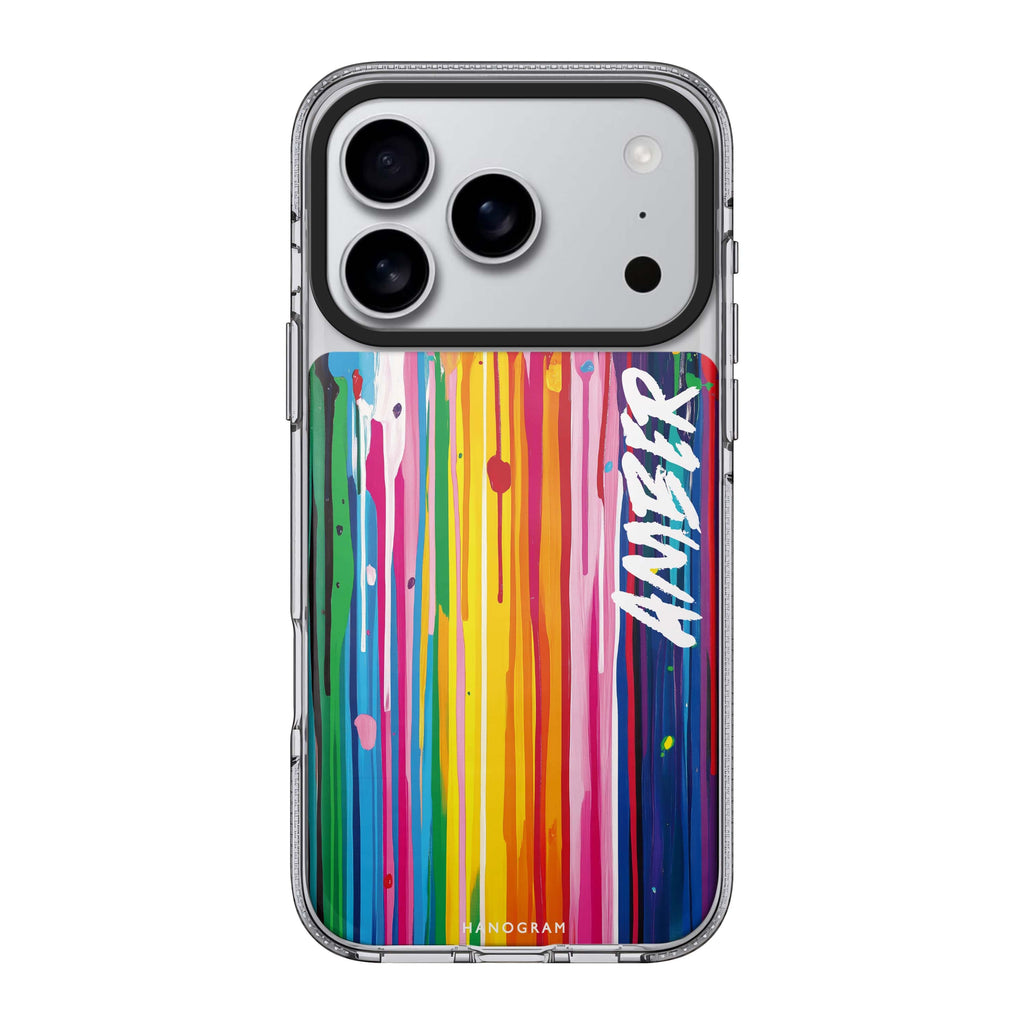 Colorwave iPhone 17 Pro Max MagSafe 水晶透明保護殼 插畫圖案設計 可自訂名字 圖1
