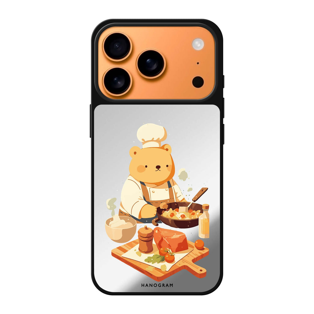 Culinary Bear 小熊 iPhone 17 Pro Max 鏡面手機殼主圖