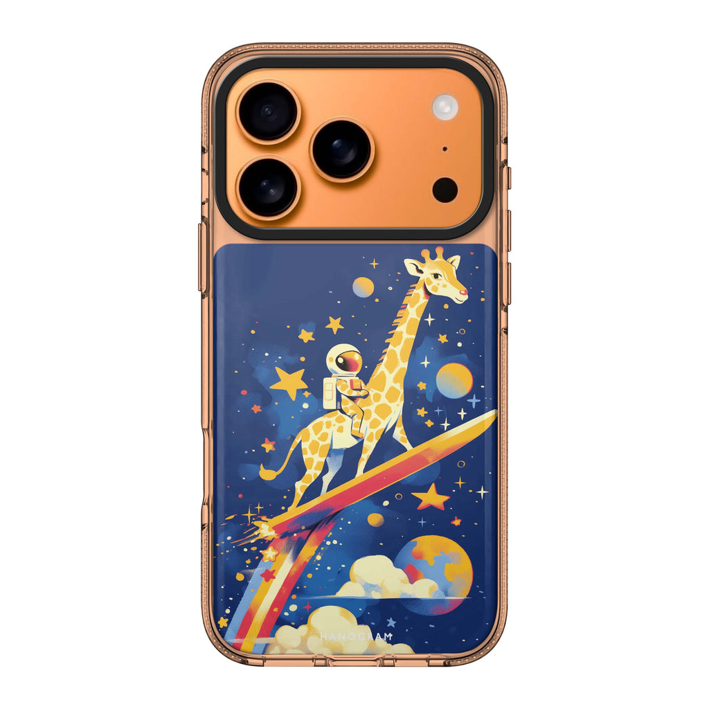 Galactic Ride iPhone 17 Pro Max MagSafe 水晶透明保護殼 星月圖案設計 圖1