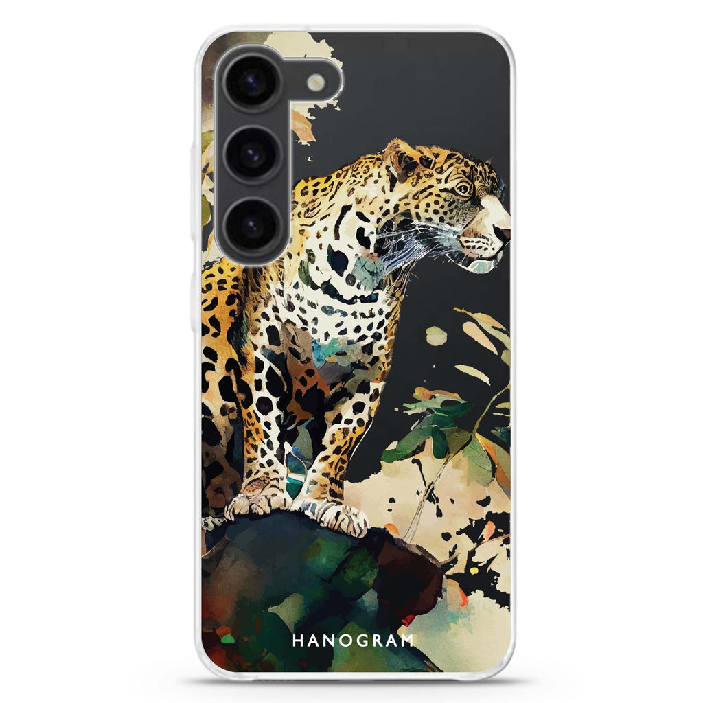 A leopard Samsung Galaxy 水晶透明保護殼