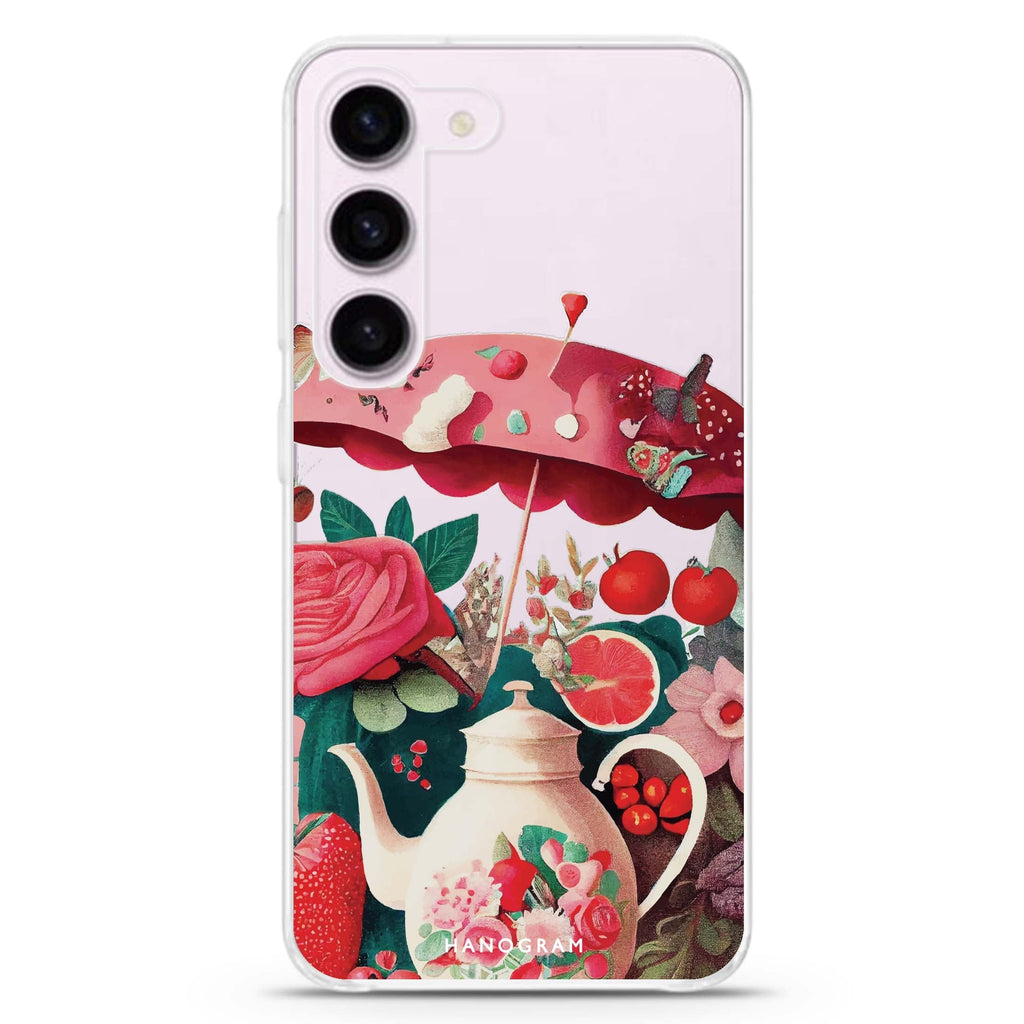 Tea Time Samsung Galaxy 水晶透明保護殼