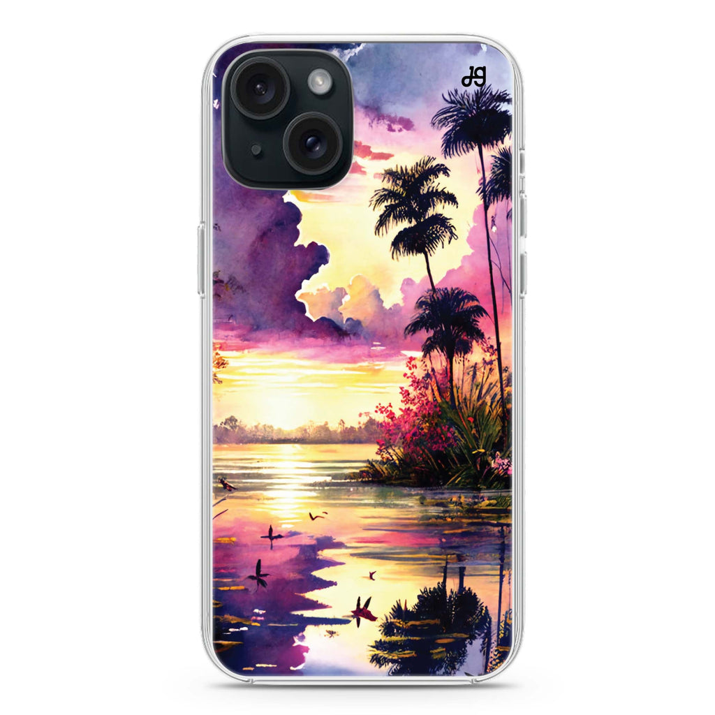 Tropical rainforest iPhone 15 水晶透明保護殼
