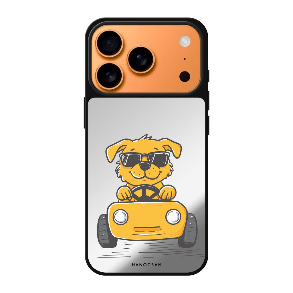 Cool Pup Drive 狗狗 iPhone 17 Pro Max 鏡面手機殼主圖