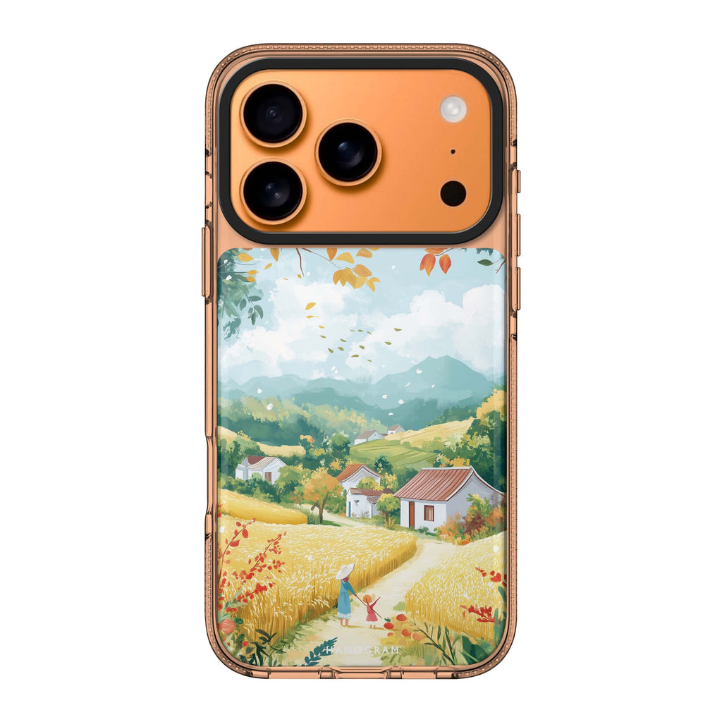 Crisp Harvest iPhone 17 Pro Max MagSafe 水晶透明保護殼 自然風格設計 圖1
