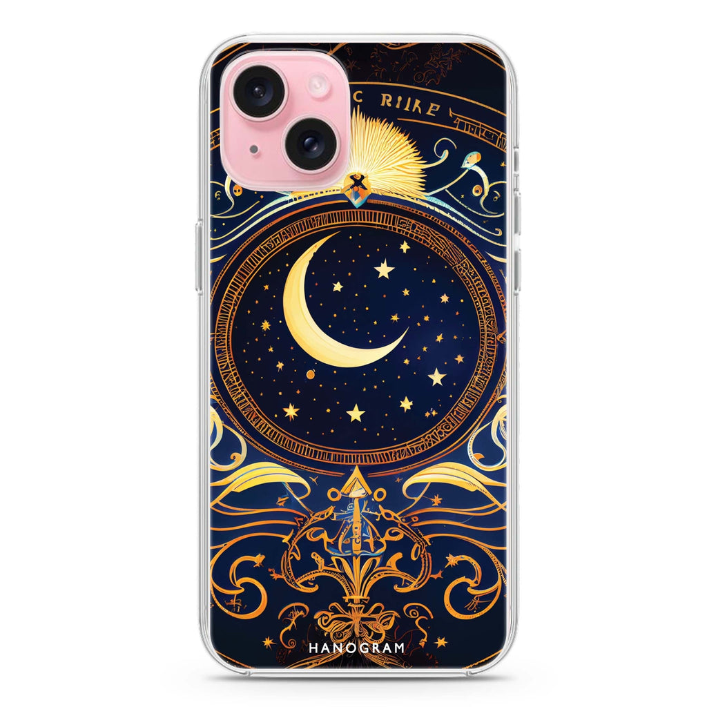 Magic Moon iPhone 15 Magsafe 兼容水晶透明保護殼