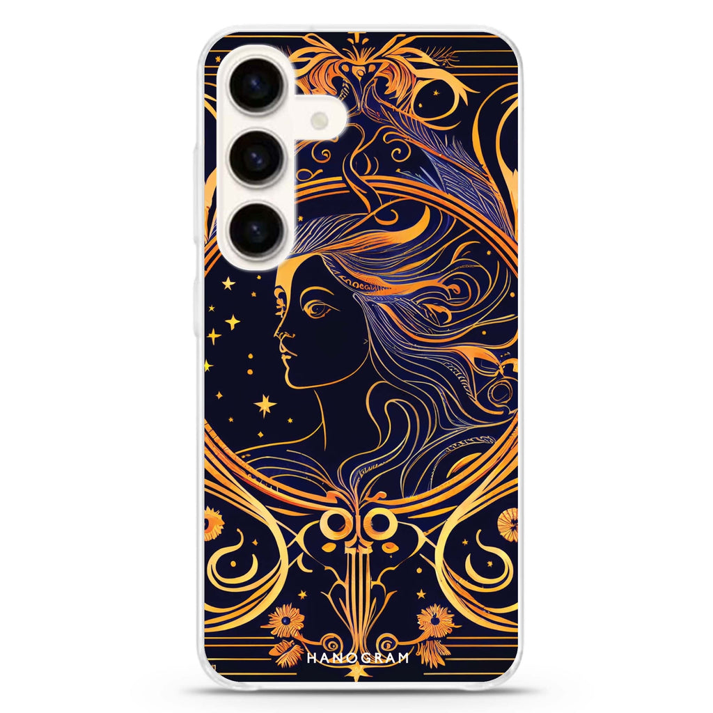 Magic Queen Samsung Galaxy S26/S25/S24 水晶透明保護殼正面展示