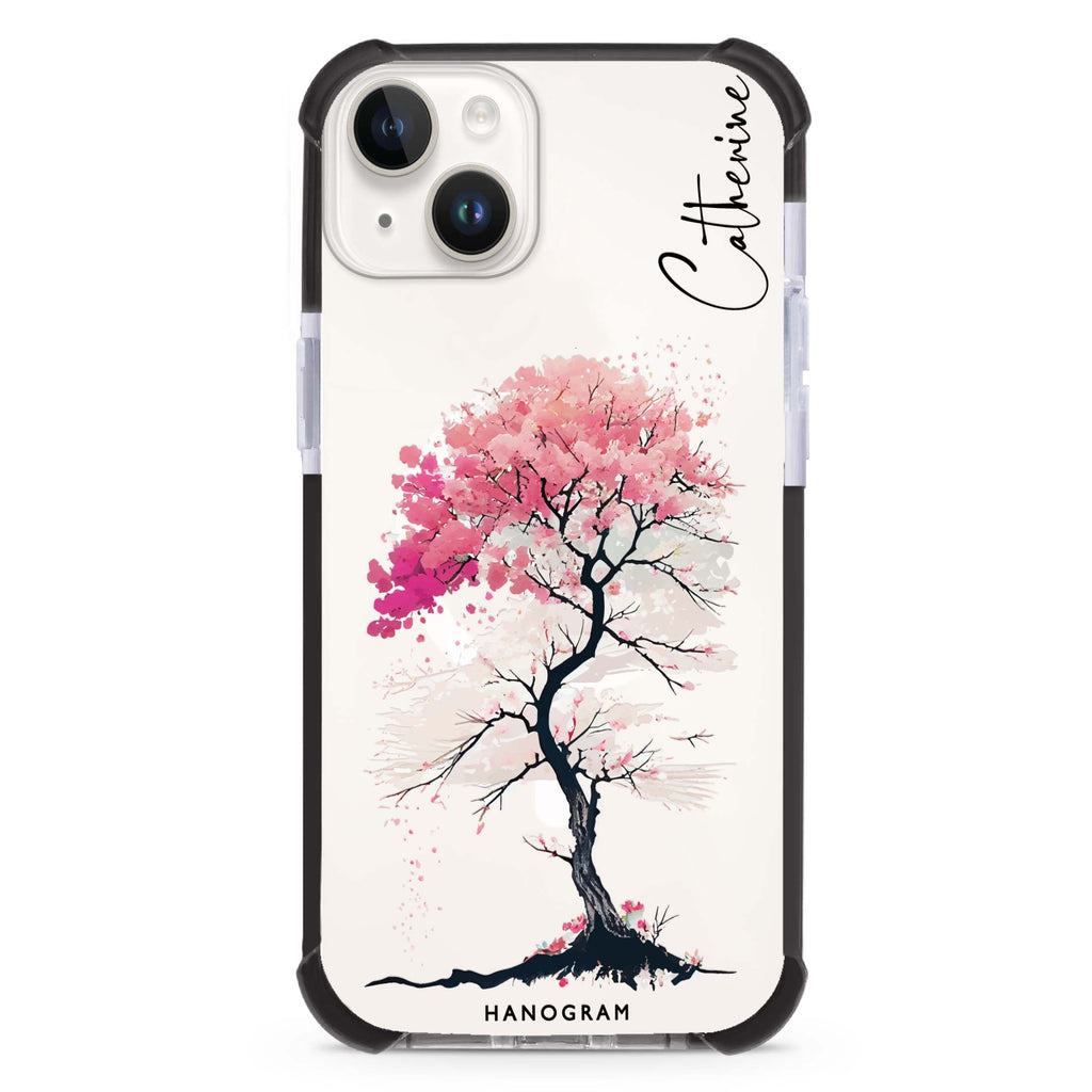 A Cherry tree iPhone 15 Plus Magsafe 兼容超強防摔保護殼