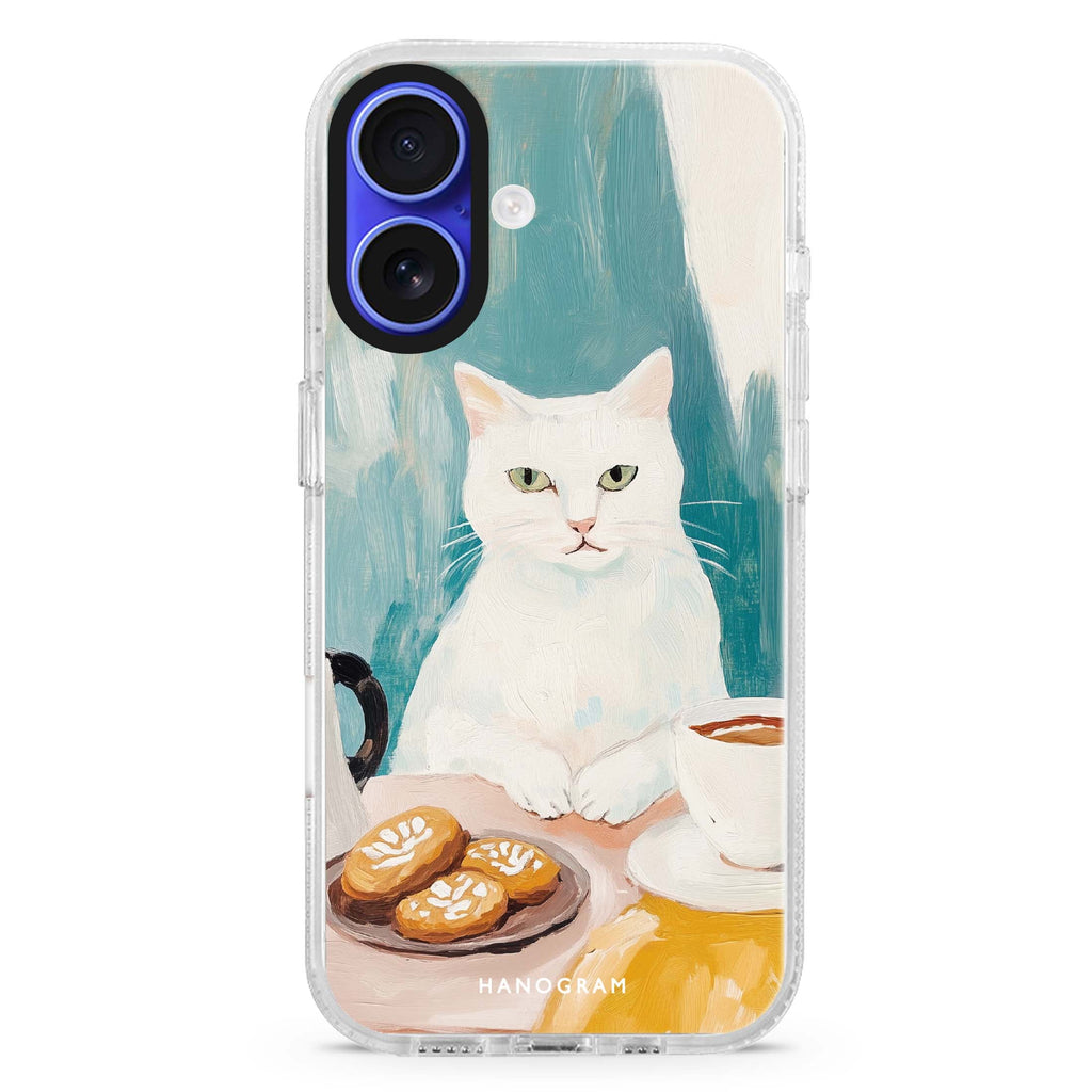Coffee with Whiskers 水晶透明保護殼