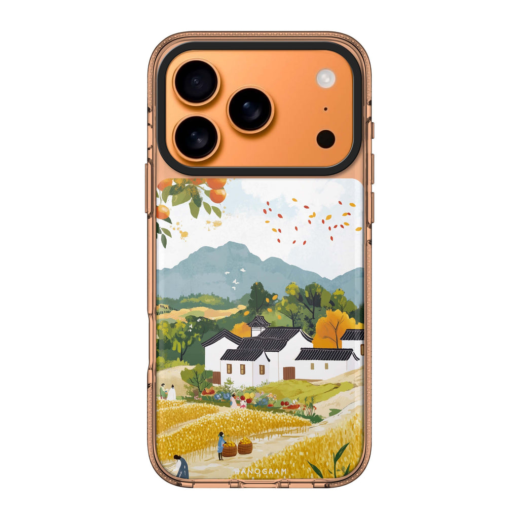 Autumn Balance iPhone 17 Pro Max MagSafe 水晶透明保護殼 插畫圖案設計 圖1
