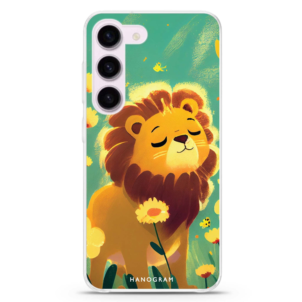 Lion in the garden Samsung Galaxy 水晶透明保護殼