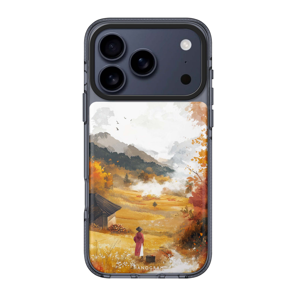 Autumn Splendor iPhone 17 Pro Max MagSafe 水晶透明保護殼 插畫圖案設計 圖1