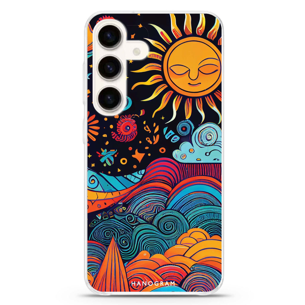 Sun Art Samsung Galaxy S26/S25/S24 水晶透明保護殼正面展示