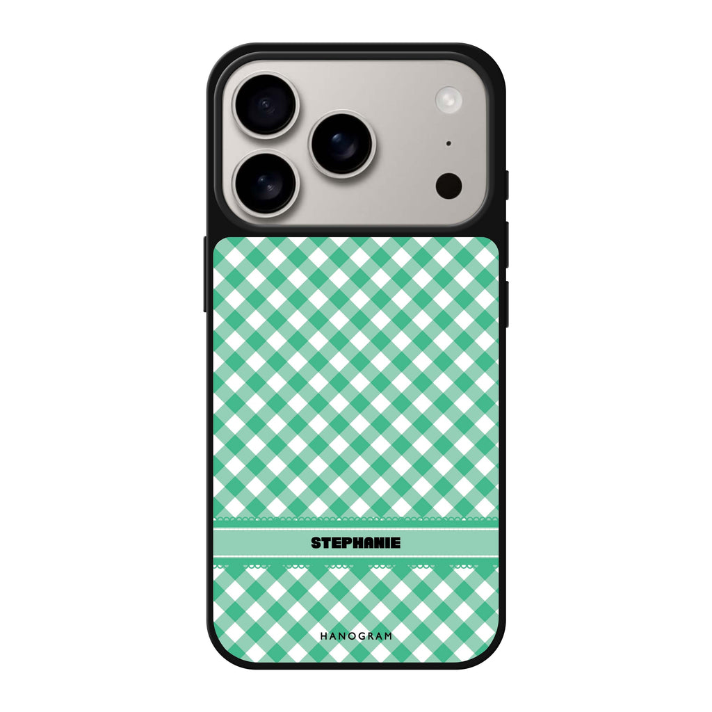 Lovely Green 綠色圖案 iPhone 17 Pro Max 鏡面手機殼主圖