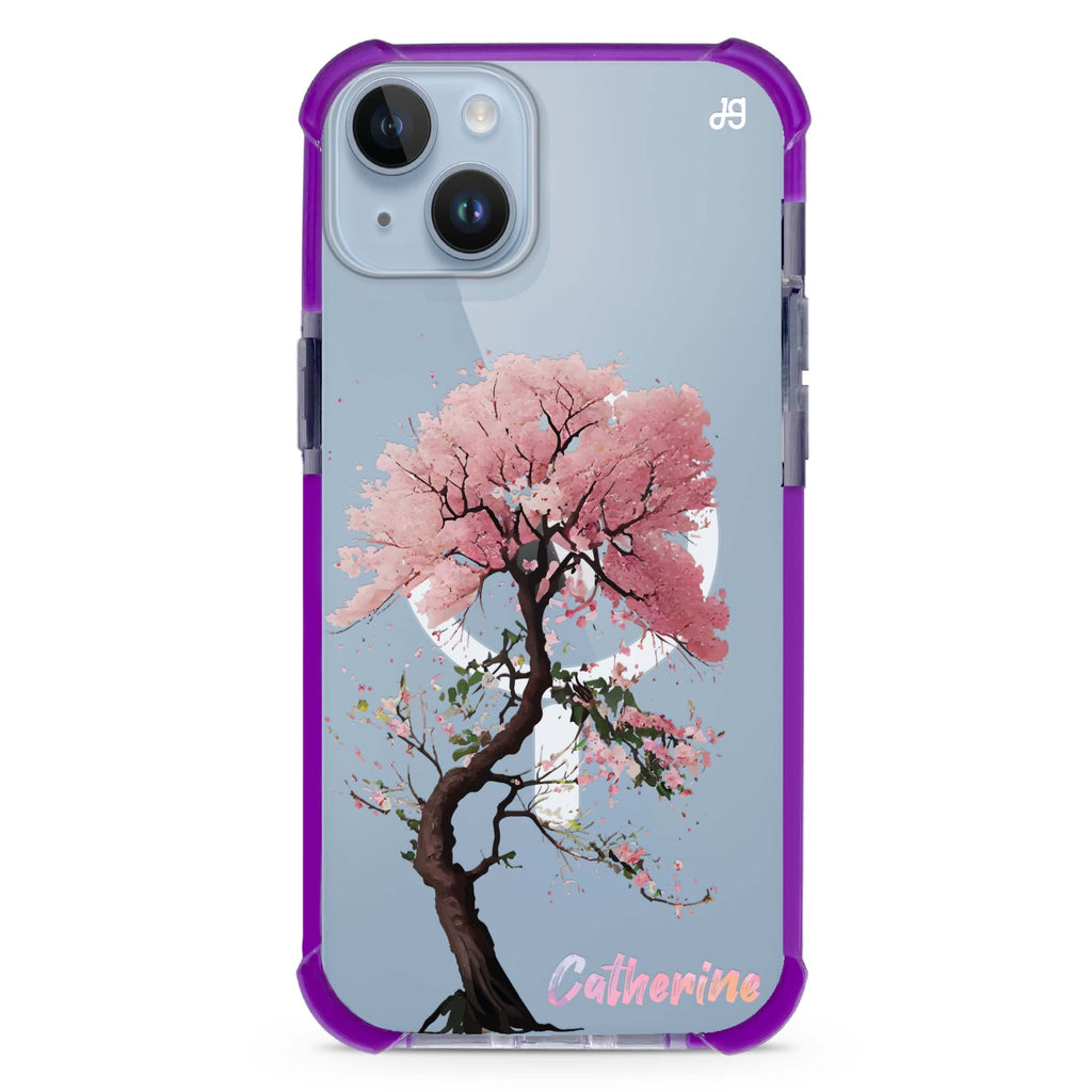 Cherry tree iPhone 15 Plus Magsafe 兼容超強防摔保護殼