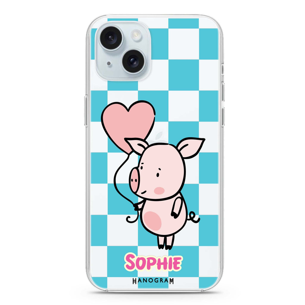 Sweet Pig iPhone 15 plus 水晶透明保護殼