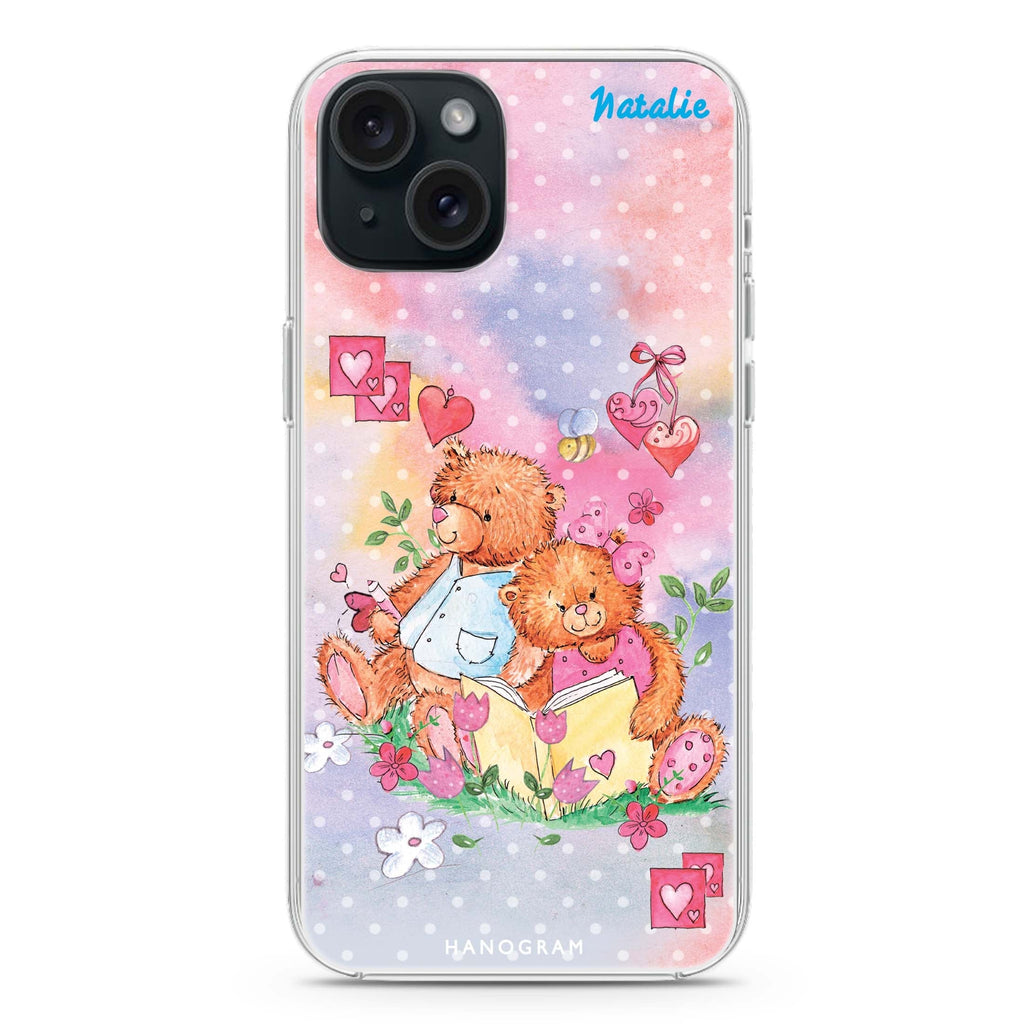 Love Bear iPhone 15 水晶透明保護殼