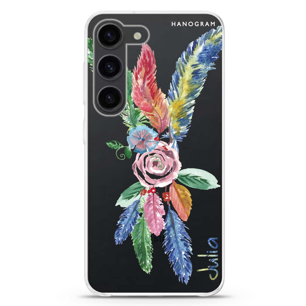 Feather Samsung Galaxy 水晶透明保護殼