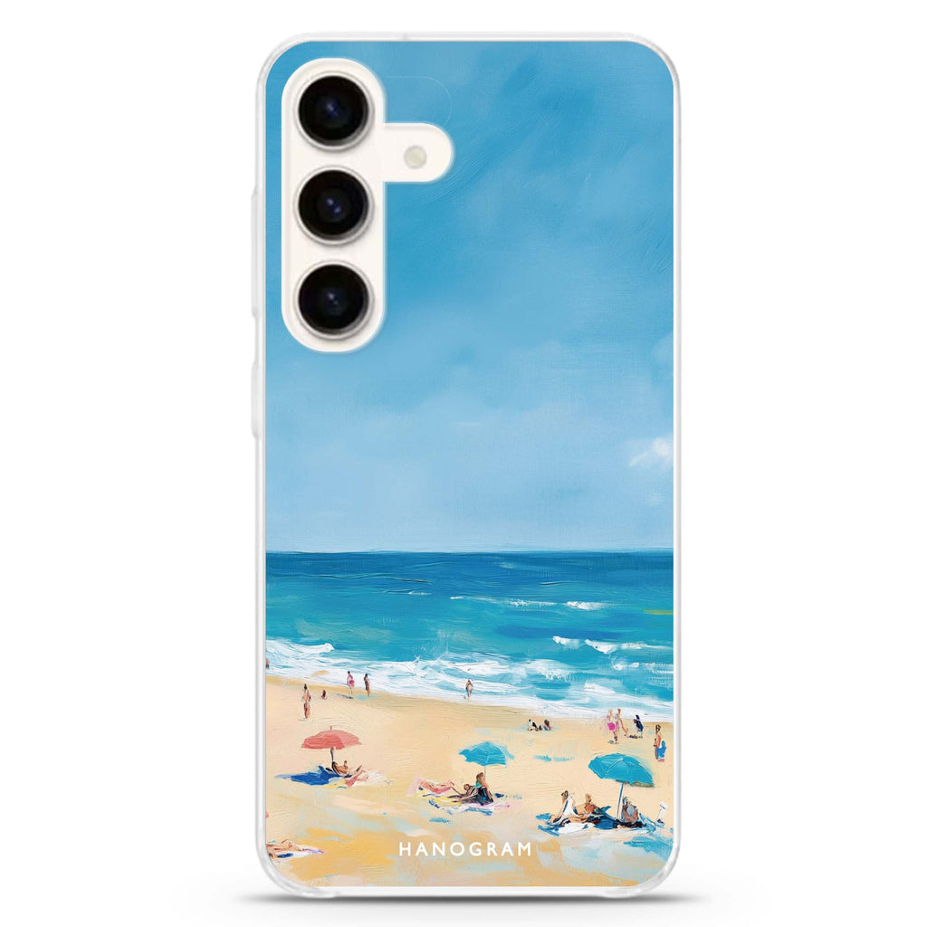 Sundown Shore Samsung Galaxy S26/S25/S24 水晶透明保護殼正面展示
