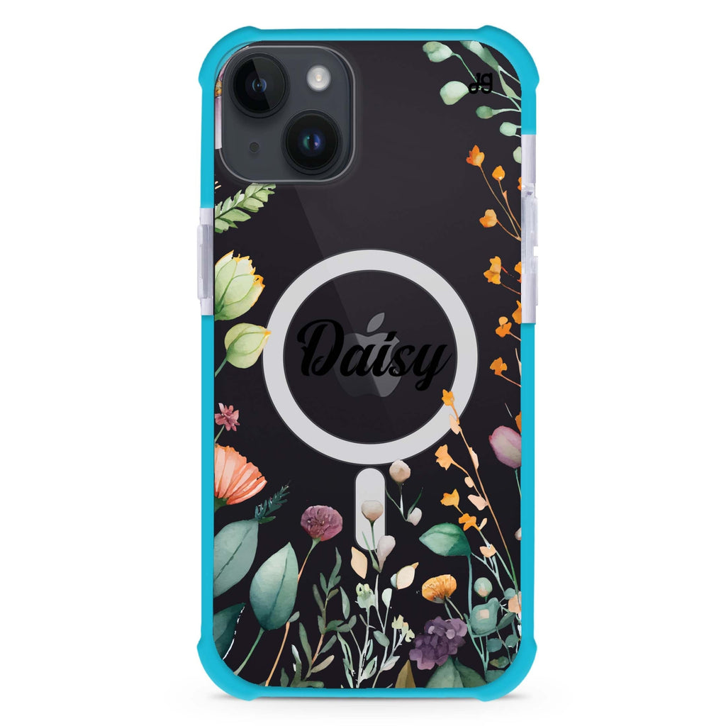 Beautiful Garden iPhone 15 Plus Magsafe 兼容超強防摔保護殼