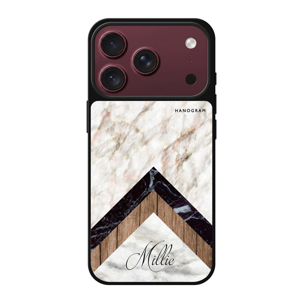 Marble & Wood 鏡面手機殼