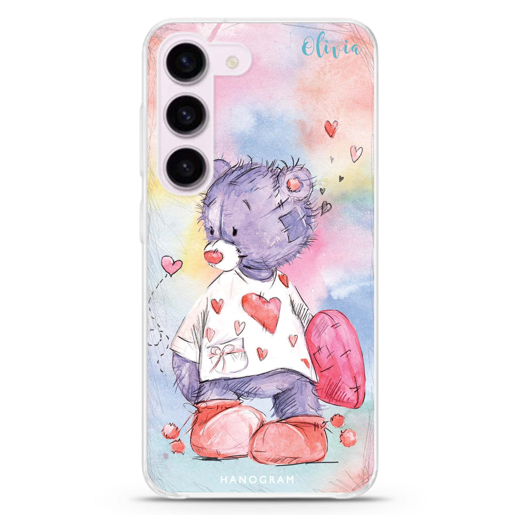 Sweet Bear Samsung Galaxy 水晶透明保護殼