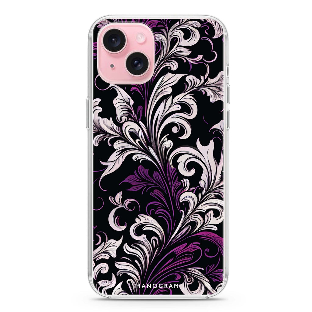 Floral iPhone 15 水晶透明保護殼