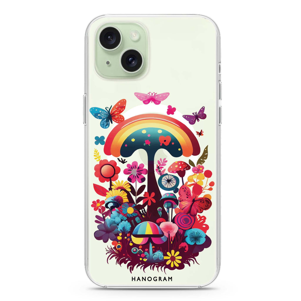 Magic Garden iPhone 15 Magsafe 兼容水晶透明保護殼