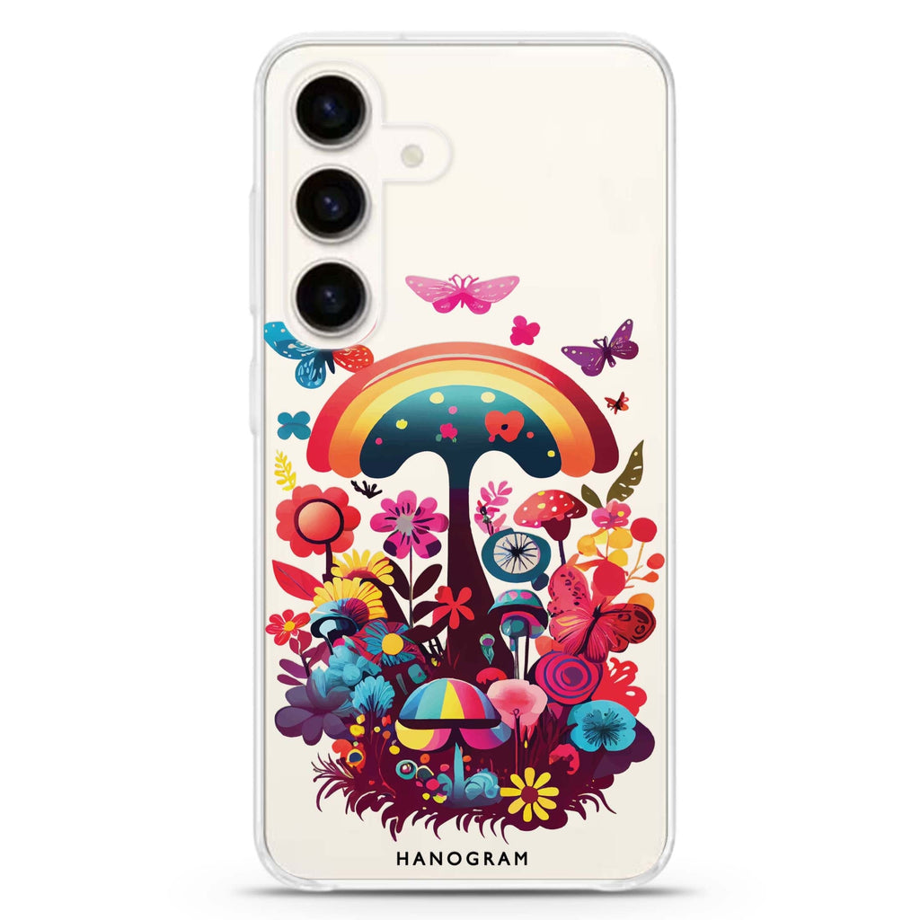 Magic Garden Samsung Galaxy S26/S25/S24 水晶透明保護殼正面展示