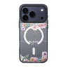 Art of Floral iPhone 17 Pro Max MagSafe 水晶透明保護殼 花卉圖案設計 可自訂名字及字色 圖1
