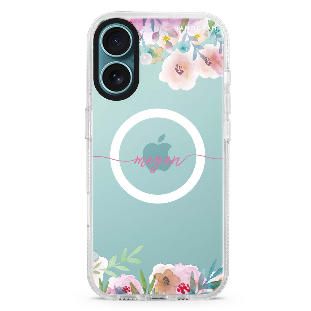 Art of Floral Magsafe 兼容水晶透明保護殼