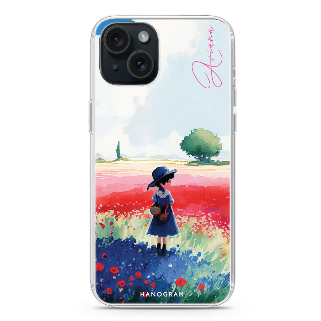 A Little Girl iPhone 15 plus 水晶透明保護殼