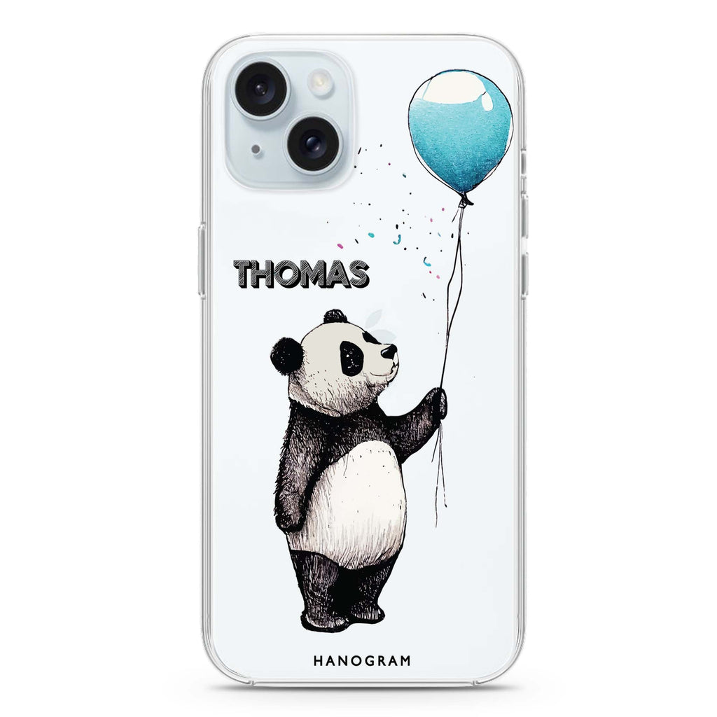 Little Panda iPhone 15 水晶透明保護殼