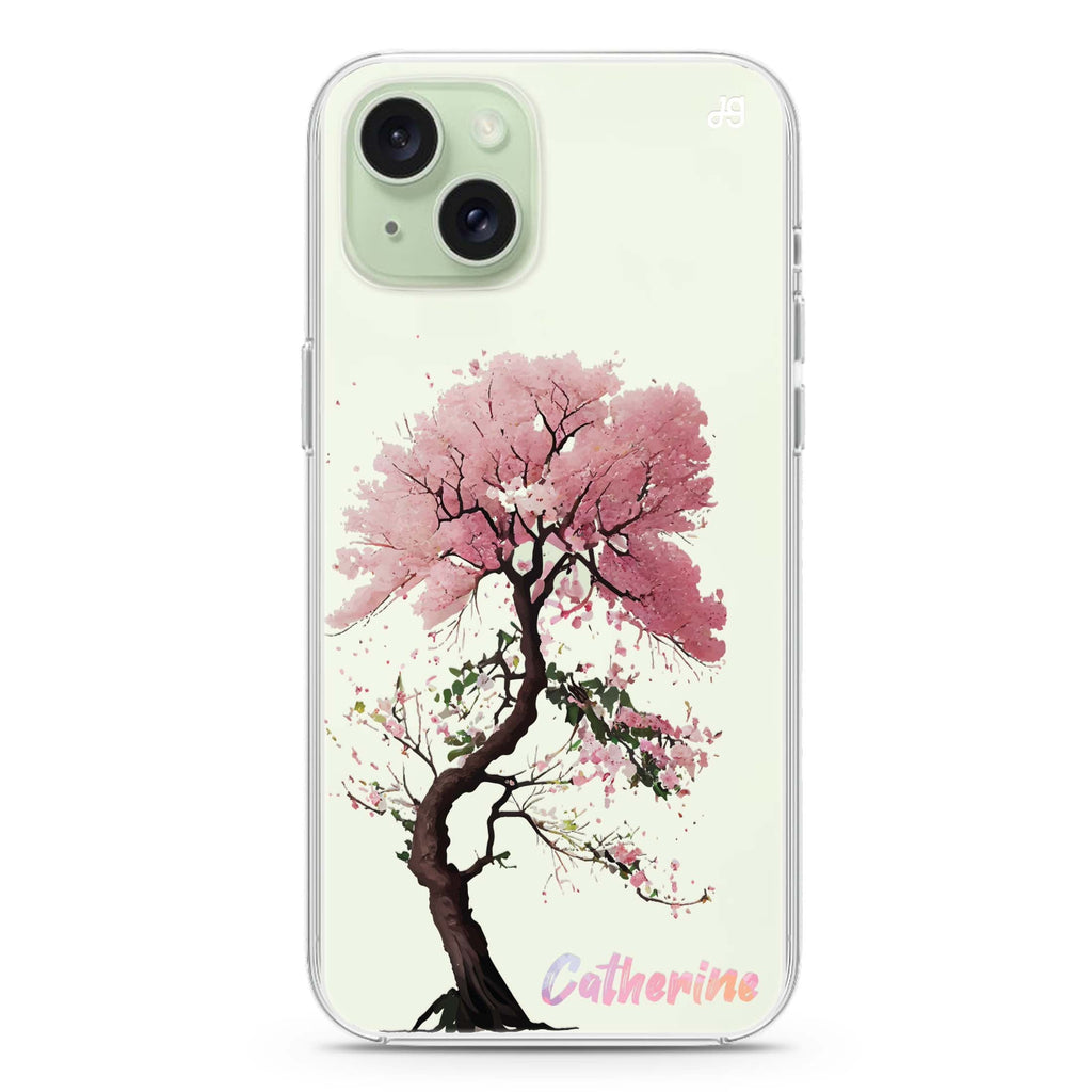 Cherry tree iPhone 15 plus 水晶透明保護殼